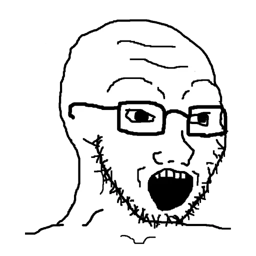 Стикер wojak2 - 1