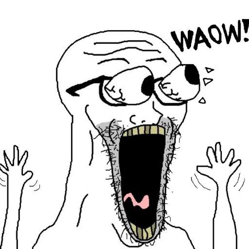 Стикер wojak2 - 1