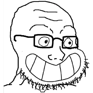 Стикер wojak 2.0 - 5