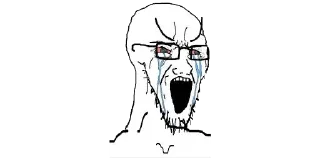 Стикер wojak 2.0 - 2