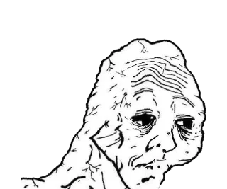 Стикер wojak 2.0 - 7