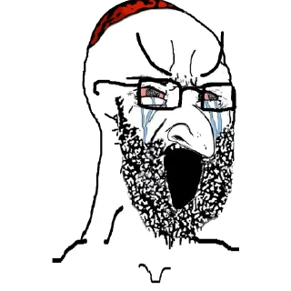 Стикер wojak 2.0 - 3