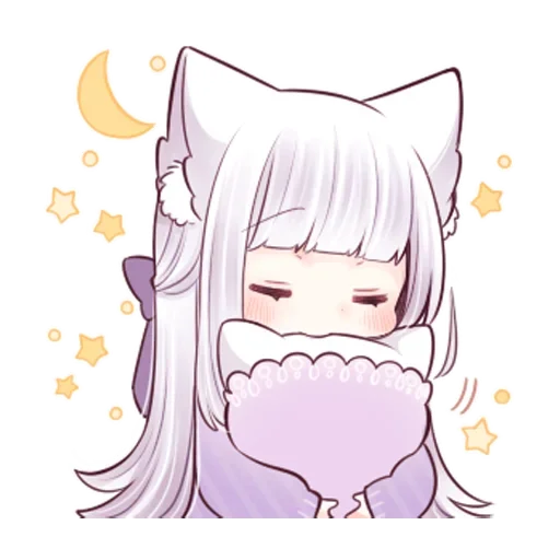 Волчица-тян @tg_sticks - 