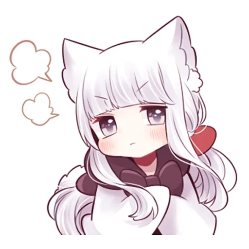 Sticker Волчица-тян @tg_sticks - 10