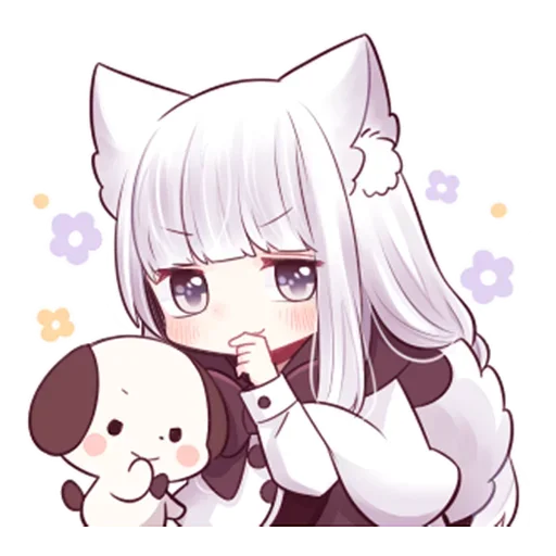 Sticker Волчица-тян @tg_sticks - 8