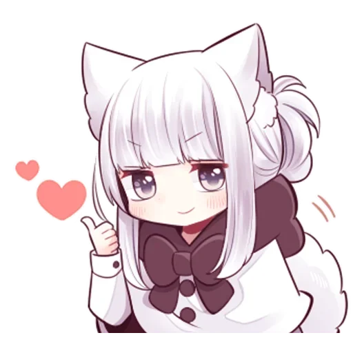 Sticker Волчица-тян @tg_sticks - 6