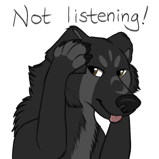 Sticker wolfjlupus_sfw_general1 - 1