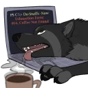 Sticker @wolfjlupus SFW General1 - 4