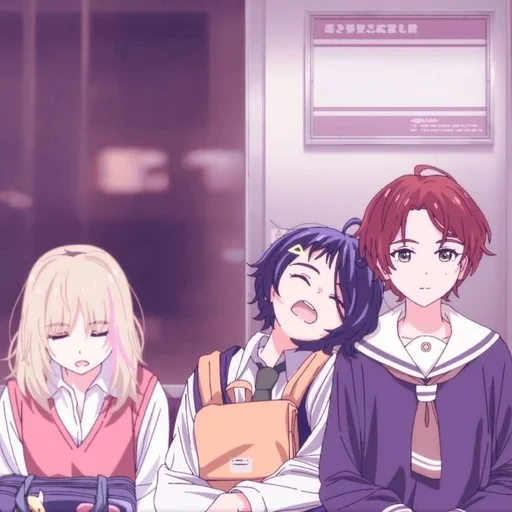 anime cartoon human face