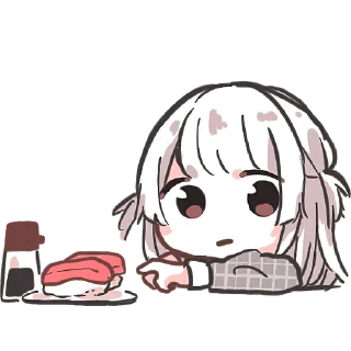 Sticker Девушка Вотаку @Nyasticks - 8