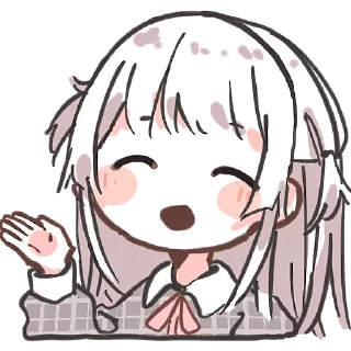 Sticker Девушка Вотаку @Nyasticks - 9