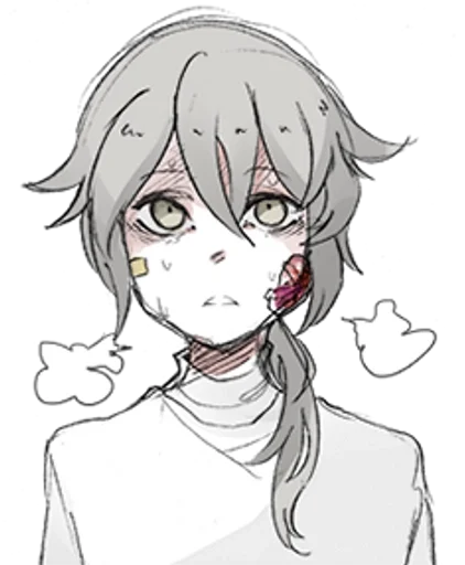 anime illustration sketch