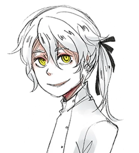 sketch illustration anime