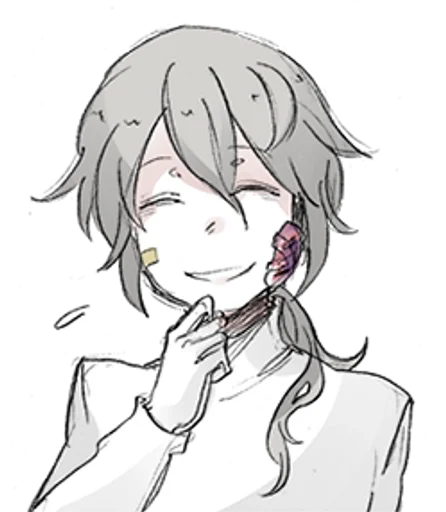 sketch anime illustration