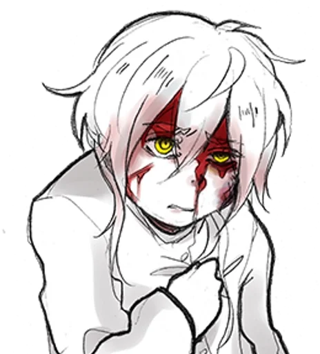 аниме иллюстрация эскиз