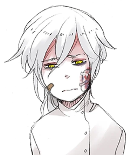 аниме эскиз иллюстрация