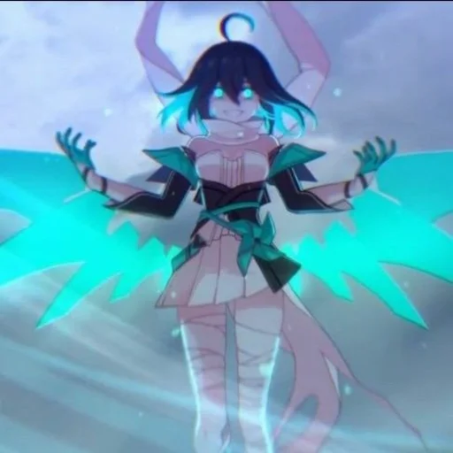 аниме мультфильм cg иллюстрация