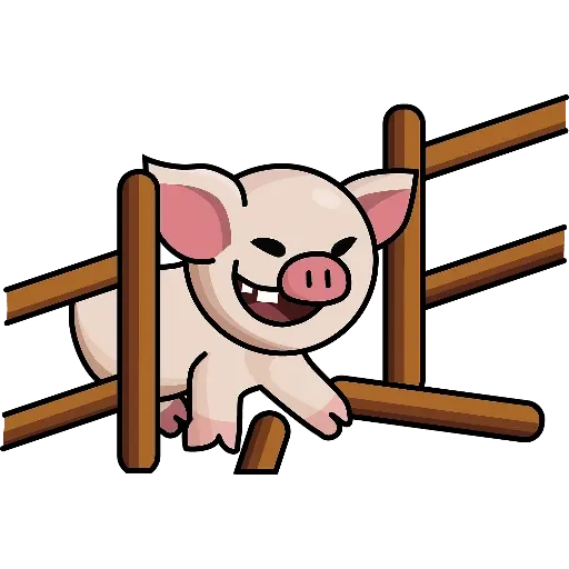 свинья клипарт мультфильм