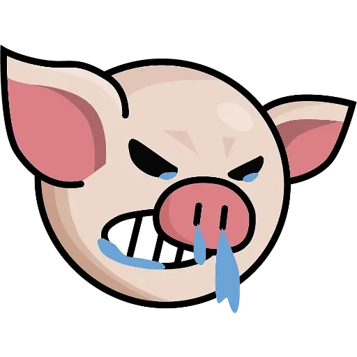 非官方高清連豬 (by CC) - клипарт