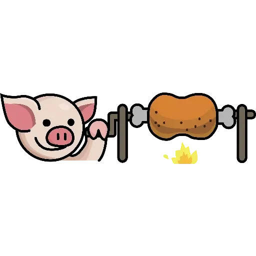 свинья клипарт кошка