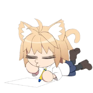 Стикер neco arc - 6