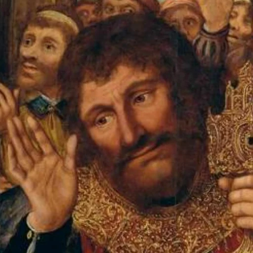 человеческое лицо живопись мужчина