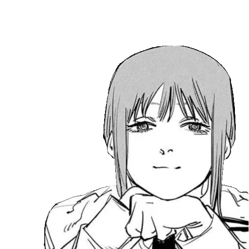 sketch human face anime