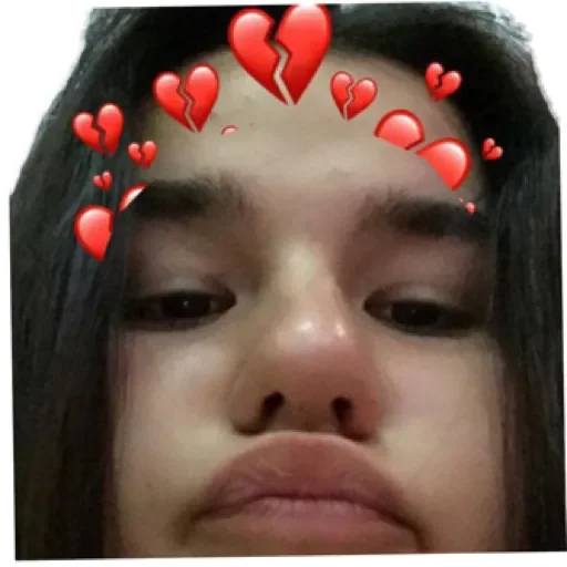 human face lip cheek