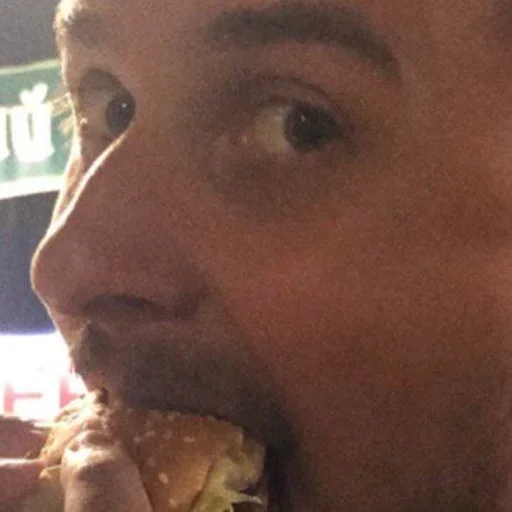 person human face fast food