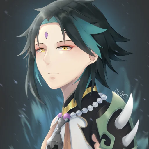 Sticker xiao_by_TentacleStickers_bot - 1