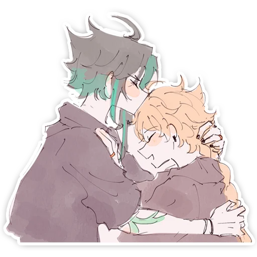 иллюстрация аниме эскиз