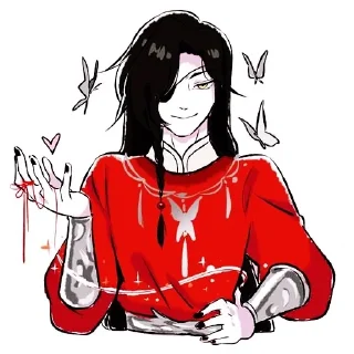 Sticker xie lian @hua_lian - 1