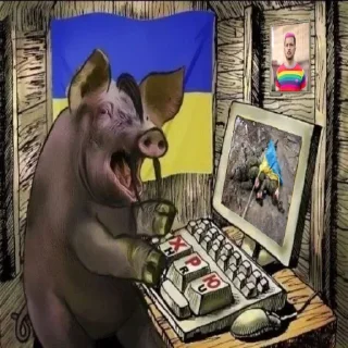 Sticker @xoxol_stk боевые - 1