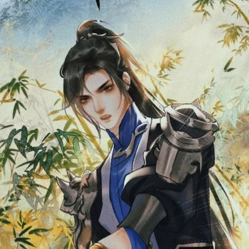 живопись человеческое лицо аниме