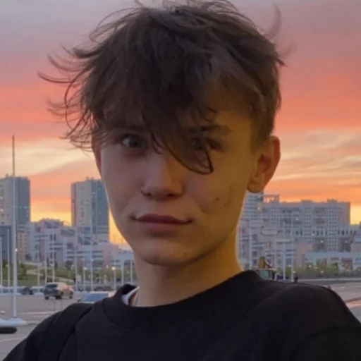 person human face sky