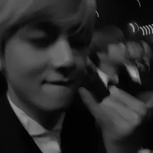 person human face black and white