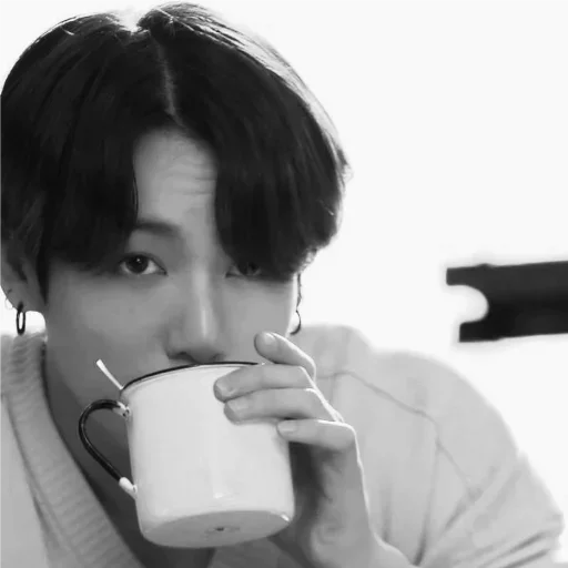 person black and white human face