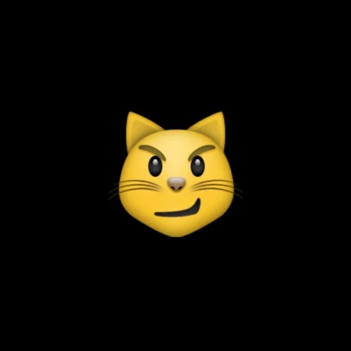 кошка мультфильм смайлик