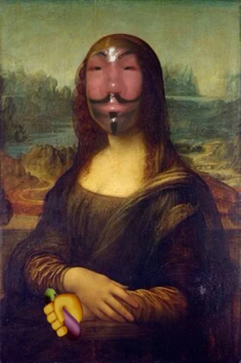 painting human face person