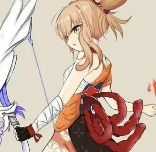 Стикер Больше стикеров 👉🏻 @genshinstickers1 - 1