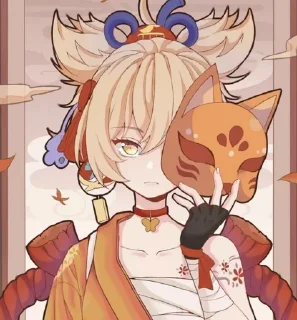 Стикер Больше стикеров 👉🏻 @genshinstickers1 - 5