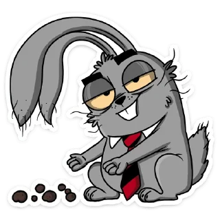 Sticker Заяц Яков от @TgSticker - 7