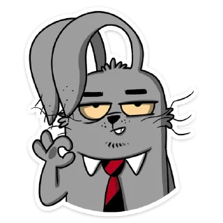 Sticker Заяц Яков от @TgSticker - 6