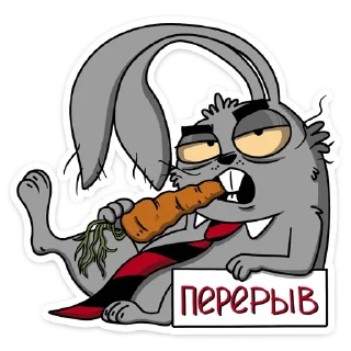 Sticker Заяц Яков от @TgSticker - 3
