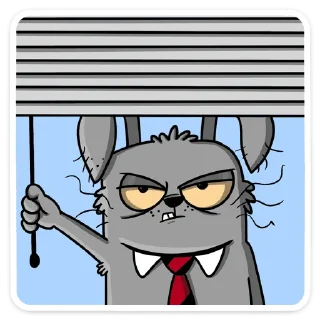 Sticker Заяц Яков от @TgSticker - 9