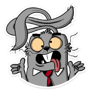 Sticker Заяц Яков от @TgSticker - 10