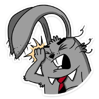 Sticker Заяц Яков от @TgSticker - 11