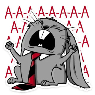 Sticker Заяц Яков от @TgSticker - 1