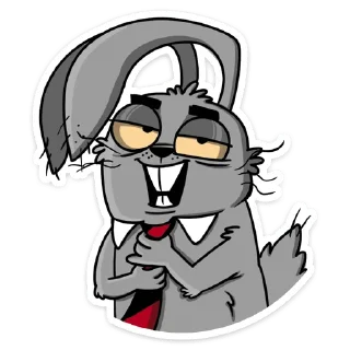 Sticker Заяц Яков от @TgSticker - 4