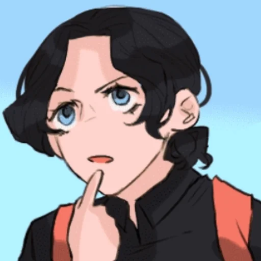 эскиз иллюстрация аниме